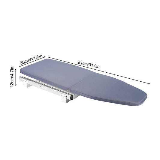 Foldable Ironing Board Cabinet Mount With Push Pull Metal Frame