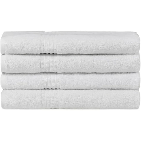 PremiumUltraPlush Organic Cotton 4-Piece BathTowel Set 500GSMAbsorbent TurkishHotelQuality