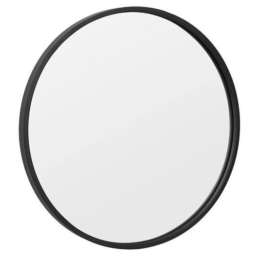 Two Pack Round Wall Mirror With Metal Frame