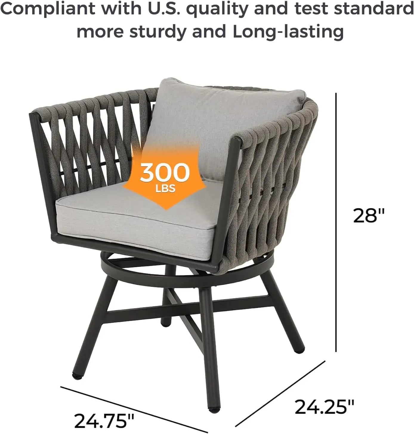 Outdoor 7-Piece Dining Set With Rectangular Table And Wicker Chairs