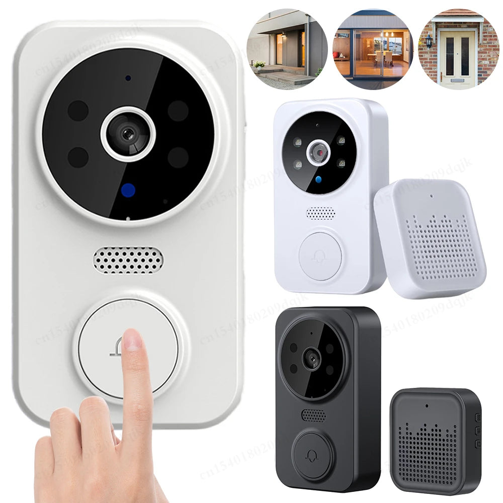 WiFi Smart Doorbell Camera With Two-Way Audio And NightVisionHDWithRemoteAccessAndMobileAlerts
