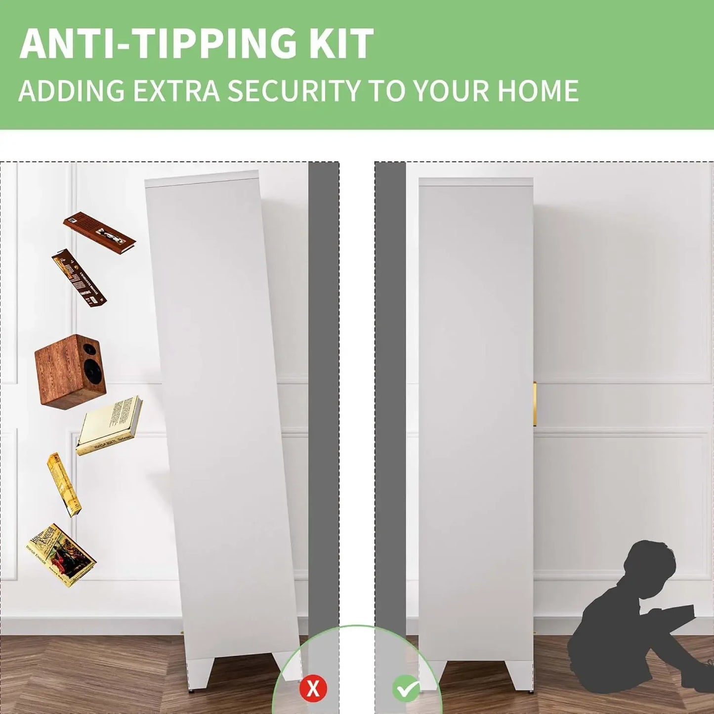 XMSJ Farmhouse Metal Wardrobe Closet With Barn Doors For Modern Organization And Flexible Storage