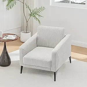 Leather Contemporary Chair For Compact Living Spaces Nooks