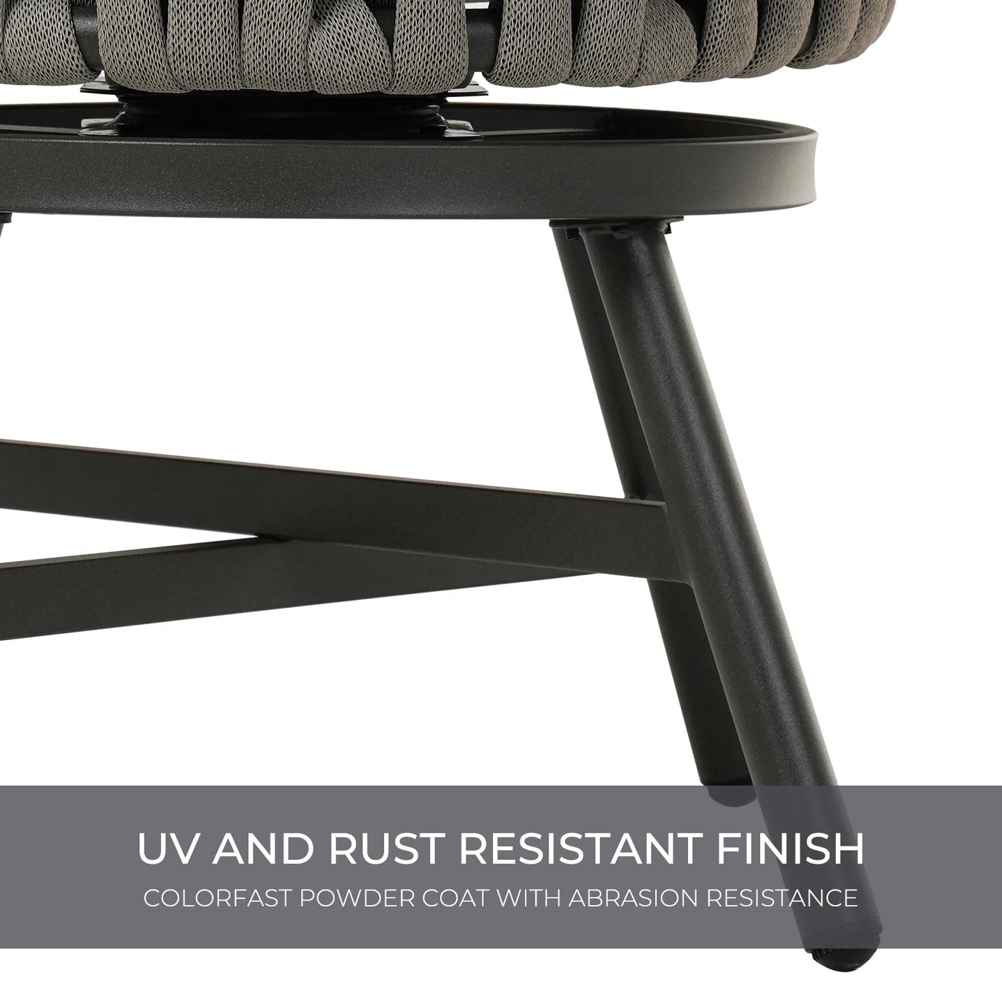 Outdoor 7-Piece Dining Set With Rectangular Table And Wicker Chairs